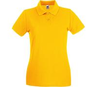 Fruit of the Loom Ladies Premium Polo Gelb Sunflower XS