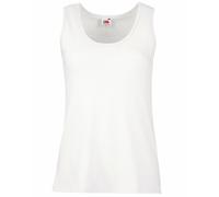 Fruit Of The Loom Lady-Fit Valueweight Damen Tank-Top (Weiß) XL