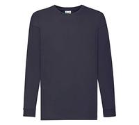 Fruit of the Loom Langarm T-Shirt 61-038-0 Gr. L, Blue - Deep Navy