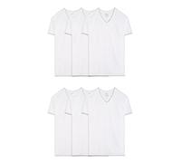 Fruit of The Loom Men's Eversoft Cotton Stay Tucked V-Neck T-Shirt