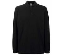 Fruit of the Loom Mens Premium Colours Long Sleeve Cotton Polo Shirt