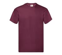 Fruit of the Loom - "Original" T-Shirt für Herren (Burgunderrot) 3XL