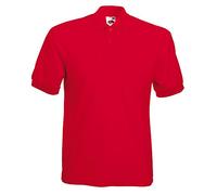 Fruit of the Loom Polo-Shirt * 65/35 Polo M L XL XXL 3XL 4XL 5XL auch Farbsets Farbe rot Größe M