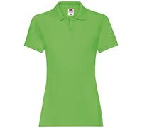 Fruit of the Loom Premium Polo Lady-Fit Damen Polo-Shirt, Größe:S, Farbe:Lime