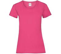 Fruit of the Loom ShirtInStyle Lady-Shirt Basic UNI, Farbe pink, Größe L