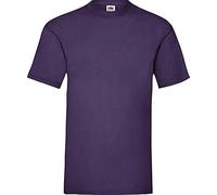 Fruit of the Loom ShirtInStyle T-Shirt Basic T Uni unbedruckt, Farbe Violett, Größe XL
