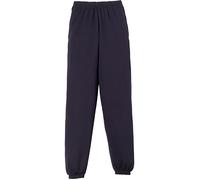Sweathose FRUIT OF THE LOOM, Herren, Gr. XL (56/58), N-Gr, schwarz, angeraute Sweatware, Obermaterial: 80% Baumwolle, 20% Polyester, unifarben, sportlich, bequem lang, Hosen, aus Baumwollmischung (256
