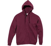 Fruit of the Loom Sweat Unisex-Freizeitjacke mit Kapuze XXL burgund