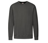 Fruit of the Loom - Sweatshirt für Herren angesetzte Ärmel (Hellgrau) XL