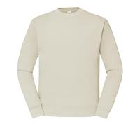 Fruit of the Loom Sweatshirt ohne Kapuze, Unisex, Classic Set In, Style 622020, Natur, beige, Diverse Größen S-M-L-XL-XXL (DE/NL/SE/PL, Alphanumerisch, XL, Regular, Regular)