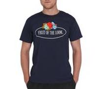 Fruit of the Loom T-Shirt mit Vintage Logo deep navy S