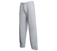 Fruit of the Loom Herren-Jogginghose ohne Bündchen Gr. 31-35, grau meliert