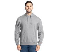 Fruit of the Loom Uni Eversoft Fleece Hoodies, Moisture Wicking & Breathable, Hooded Sweatshirt Kapuzenpullover, Grau melierter Pullover, Large