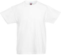 "Fruit of the Loom "Unisex Baby "Value Gewicht T Kids - Farbe weiß - Größe 152 (12-13)