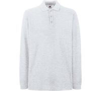 Fruit of the Loom Unisex Premium Langarm Polo 63-310-0 ash L