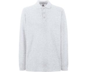 Fruit of the Loom Unisex Premium Langarm Polo 63-310-0 ash M