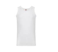 FRUIT OF THE LOOM VALUEWEIGHT ATHLETIC VEST XXL WHITE
