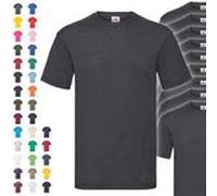 Fruit of the Loom Valueweight T 10er Pack Herren T-Shirt Mehrpack rose S