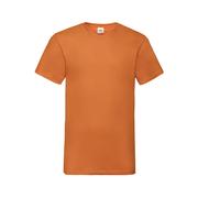 FRUIT OF THE LOOM VALUEWEIGHT V-NECK T S ORANGE