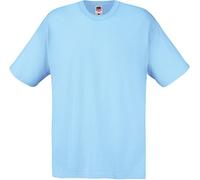 Fruit of the LoomHerren T-Shirt Blau Himmelblau