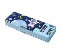 Fruusv Pen Pencil Case, Cartoon Pop-Up Organizer Box, Large-Capacity Pencil Holder, Durable & Portable, (10.24x3.74x1.38in) for School Supplies, Students, Home, Office, Apartment Storage