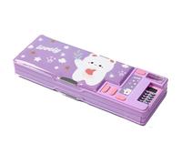 Fruusv Pen Pencil Case, Cartoon Pop-Up Organizer Box, Large-Capacity Pencil Holder, Durable & Portable, (10.24x3.74x1.38in) for School Supplies, Students, Home, Office, Apartment Storage