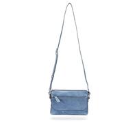 FRYE Damen Melissa Crossbody Wristlet Umhängetasche, Gewaschenes Denim-Leder