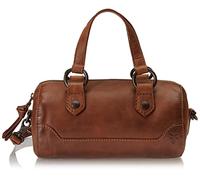 FRYE Damen Melissa Mini Barrel Umhängetasche, Cognac