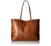 FRYE Damen Melissa Shopper Tote Bag, Stylist Large Handbag with Adjustable Strap & Pockets Schulter-Handtasche, beige, 38 EU