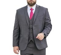 FSDIYU Anzug Herren, 3-teiliger, Schlichter, klassischer, formeller Business-Anzug in großer Größe, für Hochzeiten, Bankette, Bälle, Partys, lockere Version, Blazer, Weste, Hose, Anzüge