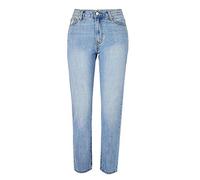 FSJMTQTS Skinny Jeans für Damen Getreide Hosen Hohe Taille Gerade Lenker-Denim-Hose Europäischer und amerikanischer Klassiker Waschen Herbst und Winter Jeanshosen(36)
