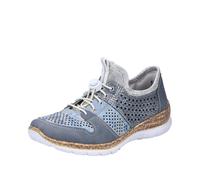 Rieker - FSK Damen Halbschuhe blau - Gr. - 37