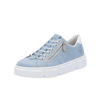 RIEKER Damen Sneaker hellblau, Größe 43, 7637097 Hellblau 43