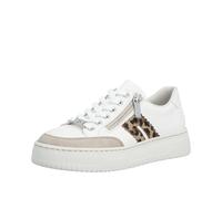 Rieker Sportliche Schnürschuhe für Damen, weiß, Größe 38 EU