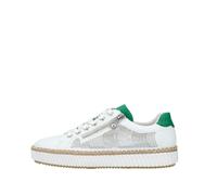 FSK Damen Halbschuhe weiss/smaragd - Gr. - 37