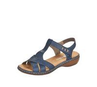Rieker Bequeme Sandalen für Damen, blau, Gr. 37 EU