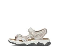 FSK Damen Sandalen beige-silver/perlcreme - Gr. - 42