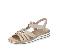Rieker FSK Damen Sandalen für Damen, beige, Gr. 42 EU