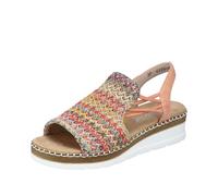 FSK Damen Sandalen multi/aprikot - Gr. - 39