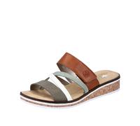 FSK Damen Sandalen olive/offwhite/mint/cayenne - Gr. - 38