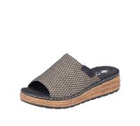 FSK Damen Sandalen schwarz-natur/schwarz - Gr. - 43