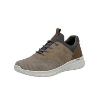 Rieker Herren Low-Top Sneaker 13150, Männer Halbschuhe,Turnschuhe,Laufschuhe,straßenschuhe,Strassenschuhe,Sportschuhe,beige (64),42 EU / 8 UK