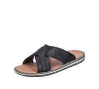 Rieker Herren 21082 Pantolette, Schwarz, 42 EU