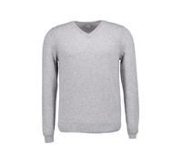 FTC Cashmere Pullover Herren Slim Fit V-Ausschnitt Cashmere grau, 50 (M)