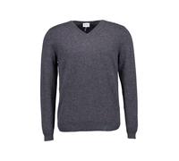 FTC Cashmere Pullover Herren Slim Fit V-Ausschnitt Cashmere grau, 56 (XXL)