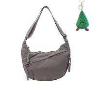 FTEAEYJLH Leichte Umhängetasche Aus Nylon Für Damen - Modische Umhängetasche Mit Mehreren Taschen Für Unterwegs (Gray)
