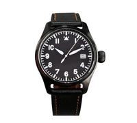 FTEOXLC 39 mm NH35 Automatikuhr, mechanisch, schwarz, Pilotenuhren, Edelstahl, blau, grün, schwarzes Zifferblatt, sportliche, wasserdichte Uhr, V 6