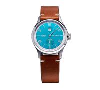 FTEOXLC Milifortic 38 mm minimalistische Springstunde Automatikuhr R088 Saphir Vintage Edelstahl Uhren, V 1, Casual