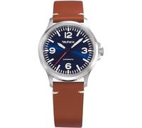 FTEOXLC Milifortic 39 mm Pilot Herrenuhren NH38 Mechanische Saphirglas Edelstahl Militär-Tauchuhr, V 2, Pilot