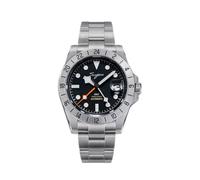 FTEOXLC Sugess NH34 Uhrwerk GMT Automatik Herrenuhren Kuppel Saphirglas Wasserdicht Mechanische Armbanduhren, V 4, Sportlich